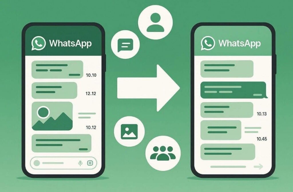 move whatsapp data